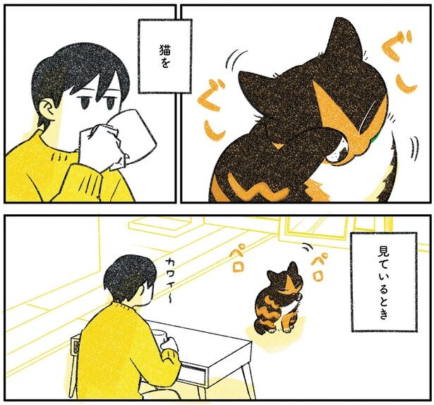 猫を見ているとき （C）ふじひと／KADOKAWA