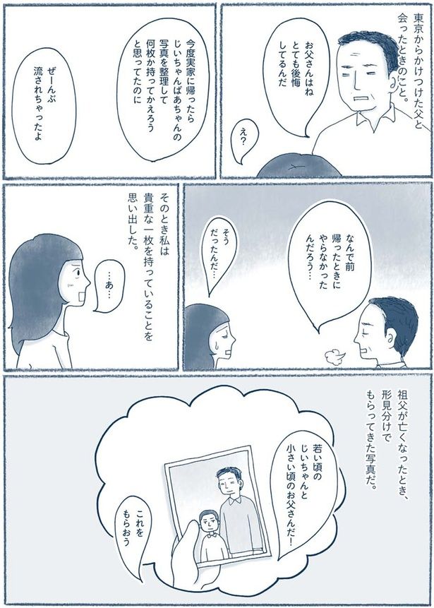 形見分けでもらってきた写真だ （C）ゆるりまい／KADOKAWA
