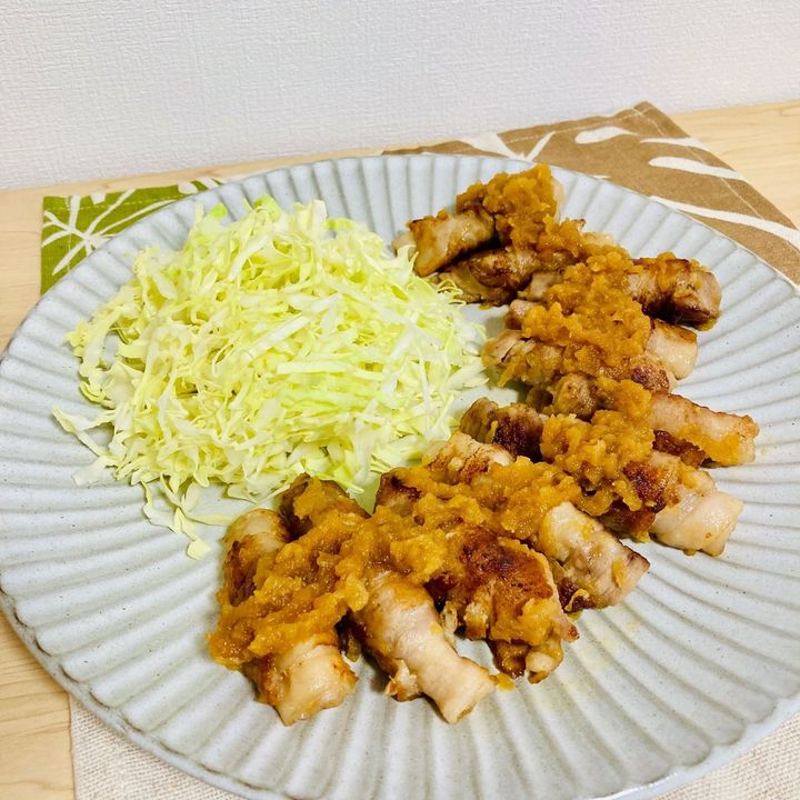 ⑥お皿に盛り付け完成！