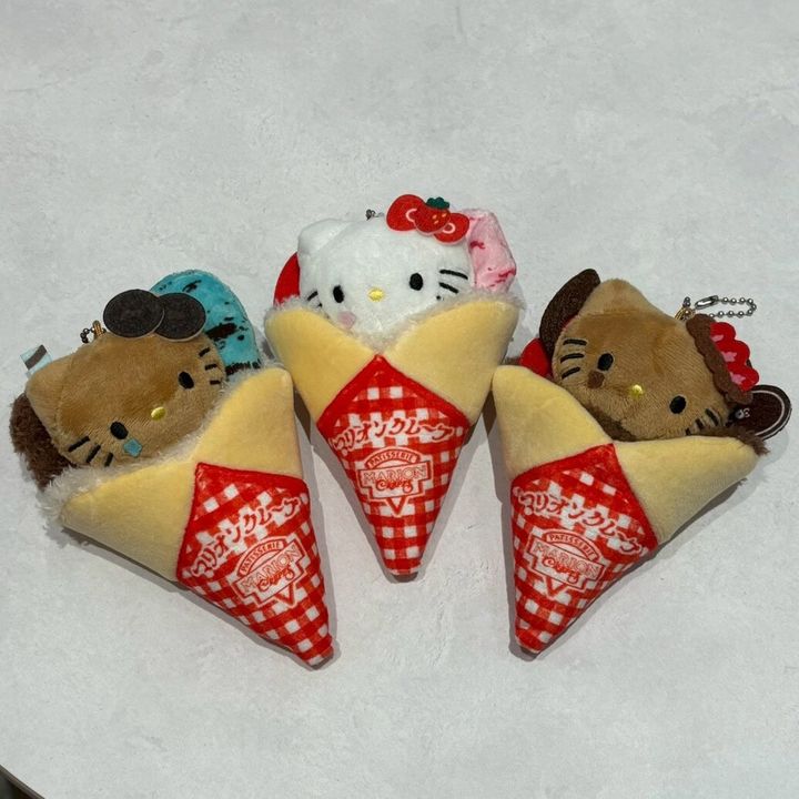 マリオンクレープ × HELLO KITTY ぬいぐるみチャーム 