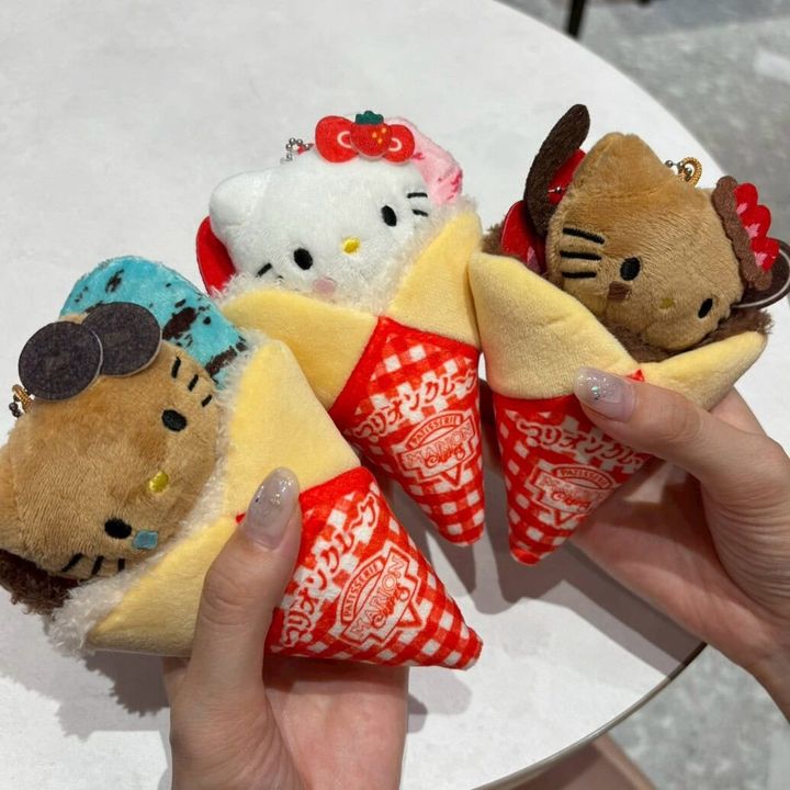 マリオンクレープ × HELLO KITTY ぬいぐるみチャーム 