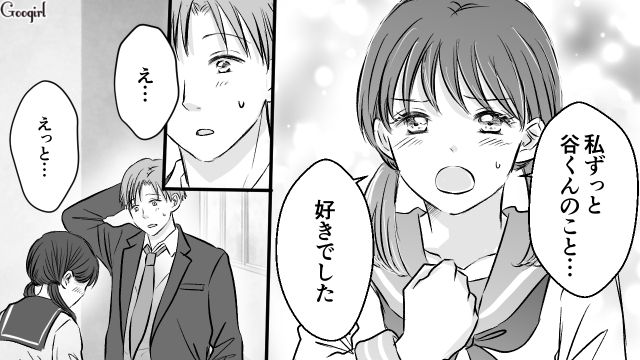 高校卒業式で意中の男子にフラれ…一目会いたくて大学に行くも「目合ったのに…」忘れられているとわかりショックを受けた話 