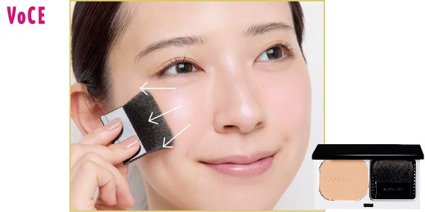 ファンデはブラシで軽やかに／メルティフィール ウェアII