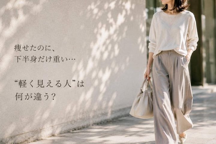 「なぜか下半身だけ重い…」体型がスッキリ見える人がやっている３つのこと