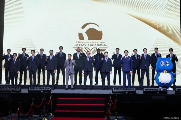 バレーボールの大阪ブルテオンがSV.LEAGUE年間表彰でクラブ表彰を3件受賞。個人賞も