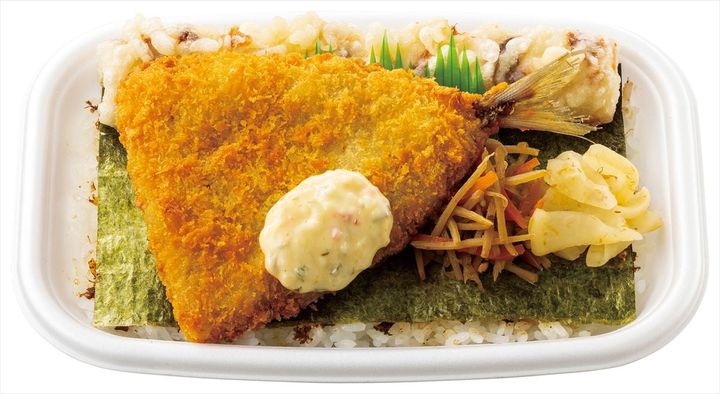 「アジフライのりタル弁当」のイメージ