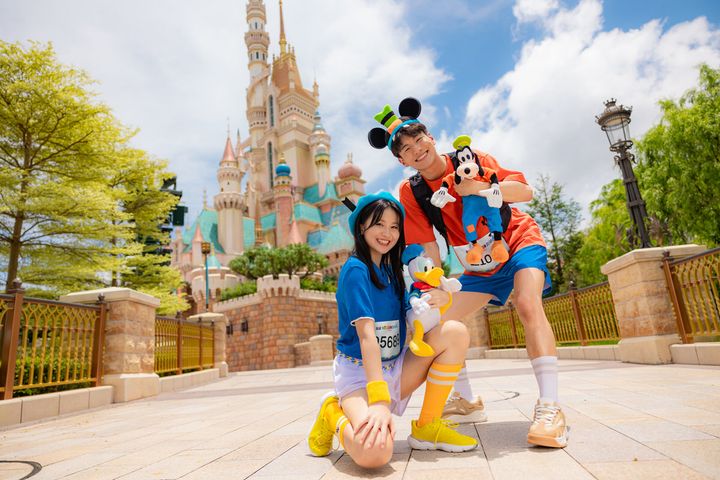 ディズニー・バウンディングを楽しむランナーたち