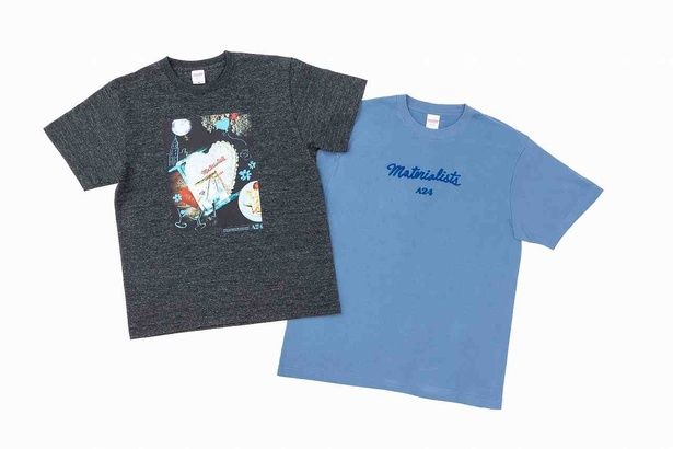 【写真を見る】A24公認の『マテリアリスト 結婚の条件』日本オリジナルTシャツ Copyright 2025 [c] Adore Rights LLC. All Rights Reserved