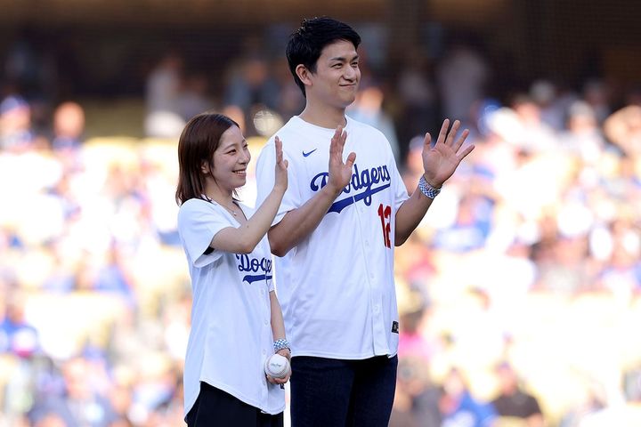 三浦璃来さん、木原龍一さん（C）Getty Images