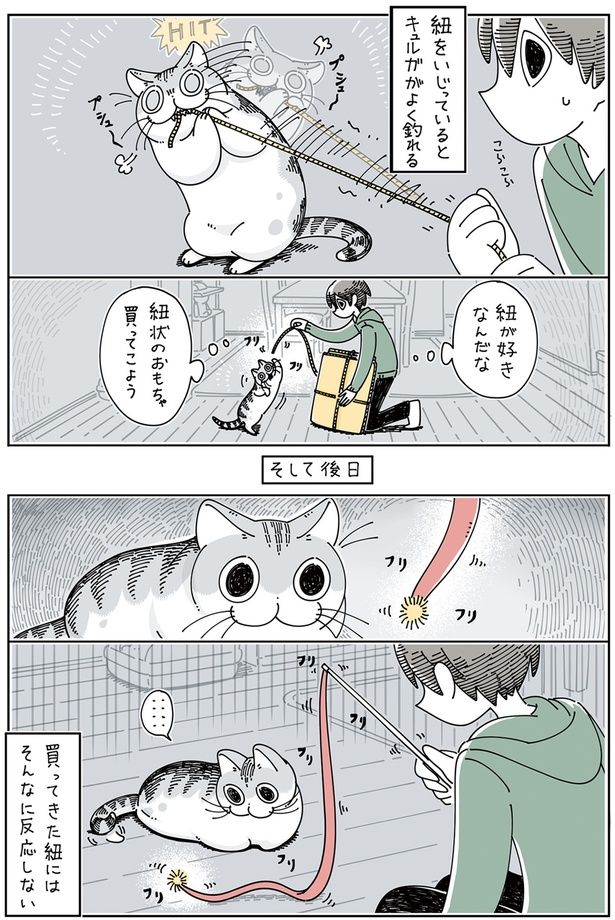 紐が好きなんだな （C）キュルZ／KADOKAWA