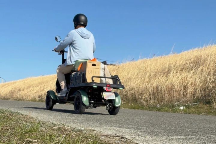 力強く走行できる500Wモーターを搭載