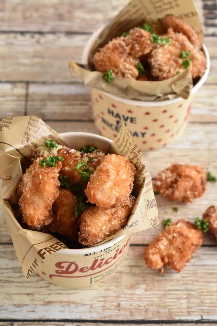 鶏むねポップコーンチキン