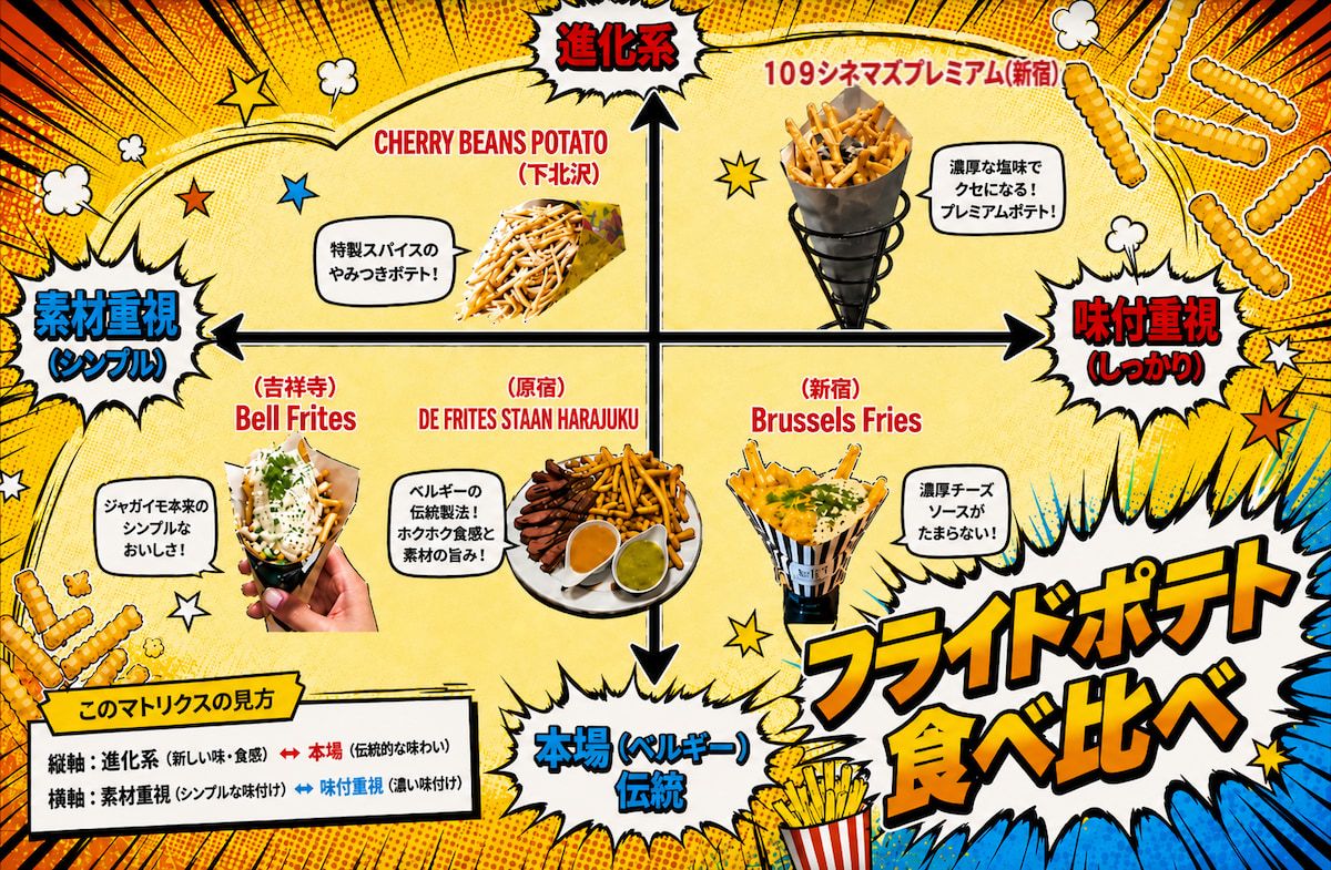 【東京ポテト巡り5選 2026】吉祥寺ベルフリッツ！下北沢チェリビ！ 話題の専門店から映画館まで | TRILL【トリル】