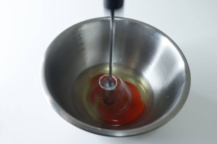 ステンレス回転式ホイッパー 使用例