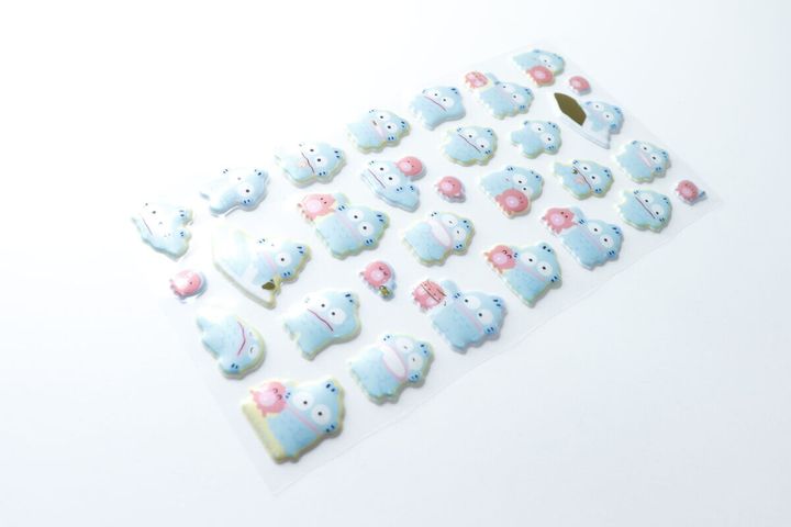 ダイソーのぷくっとシール ハンギョドン