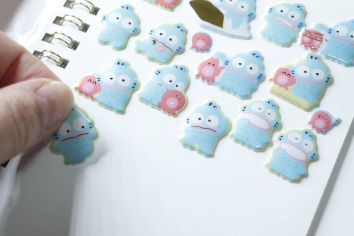 ダイソーのぷくっとシール ハンギョドンの使用例1
