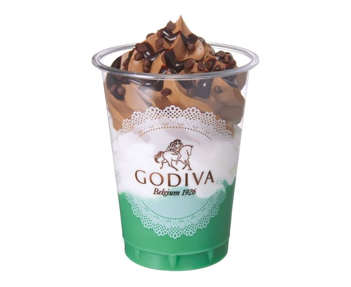 「チョコレートミント ソフトクリーム」750円