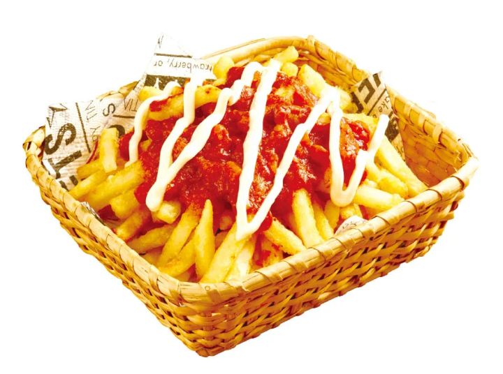 カナダをテーマにしたミート＆チーズのよくばりポテト