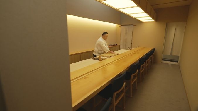 鮨ひら乃 店内