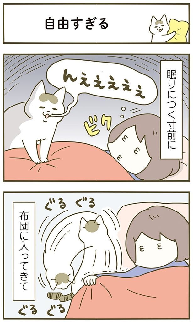 眠りにつく寸前に （C）卵山玉子／KADOKAWA