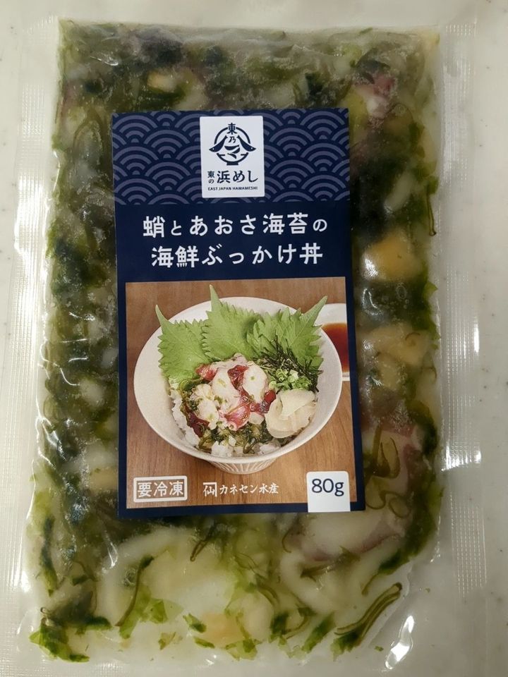 朝市マルシェで買った！手間いらずの海鮮丼の素
