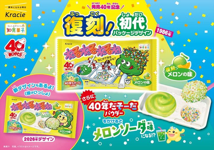 「ねるねるねるね 復刻メロンの味」シリーズ