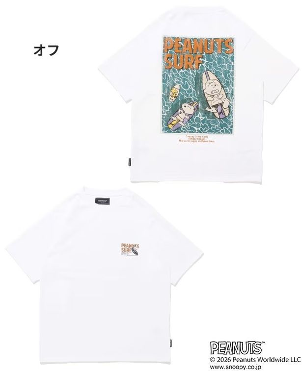 「スヌーピープリントT(サーフ・オフ)」(4950円)