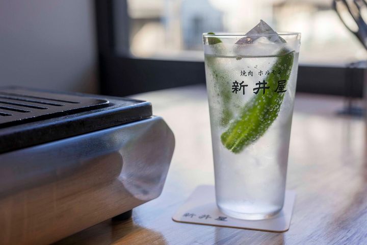 青唐辛子入りの酎ハイ