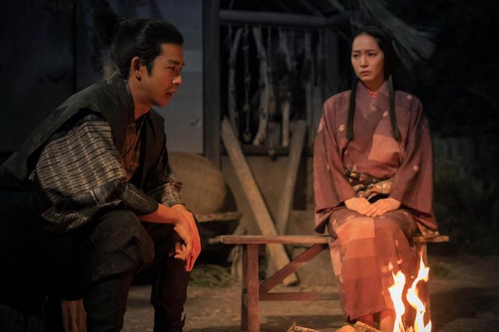 小一郎（仲野太賀）、慶（吉岡里帆）／大河ドラマ「豊臣兄弟！」第19回より ©️NHK