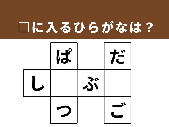 語彙力と想像力を刺激する、ひらがなクロスワードパズルです。3つの言葉を完成させて、パズル特有の「アハ体験」を味わいながら、脳をリフレッシュさせましょう。