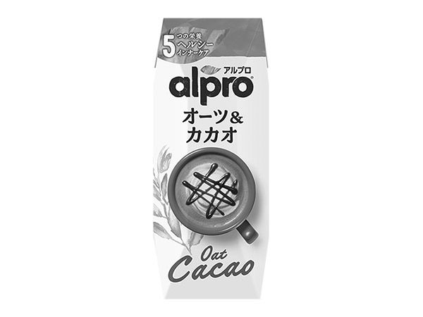 alpro 食物繊維＆鉄分 オーツ＆カカオ 贅沢チョコレートの味わい