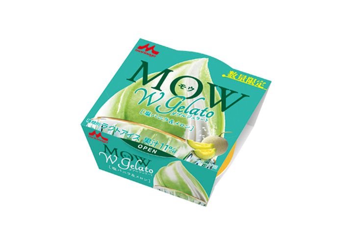 MOW（モウ）Wジェラート 塩バニラ＆メロン