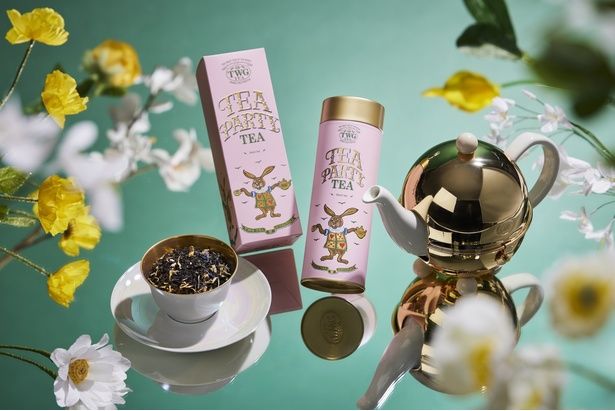 【写真】パイナップルや地中海産オレンジの香りが魅力の「Tea Party Tea」(6156円)