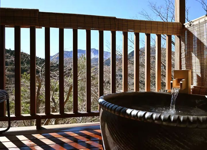 露天風呂／Photo：Airbnb