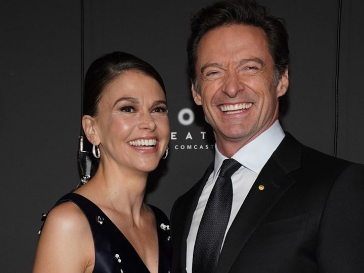 結婚間近とも伝えられるヒュー・ジャックマン＆サットン・フォスター （C）AFLO width=