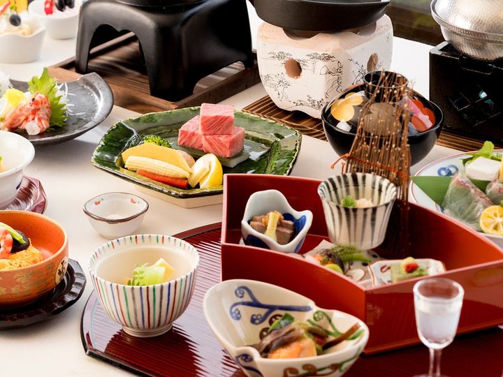 絶品会席料理を堪能