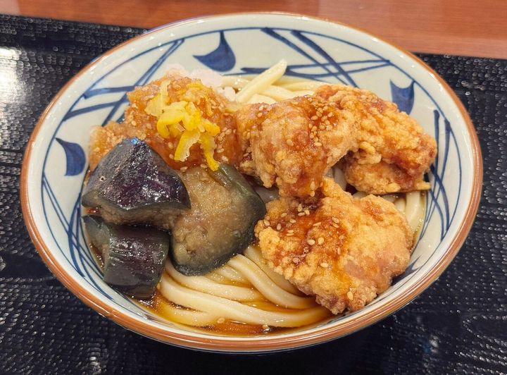鬼おろし鶏からぶっかけうどん