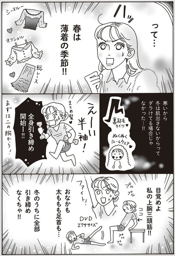 春は薄着の季節！！ （C）獅子／KADOKAWA