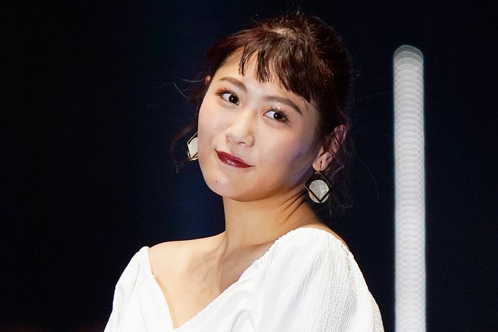 西野未姫さん（2020年2月29日、時事通信フォト）