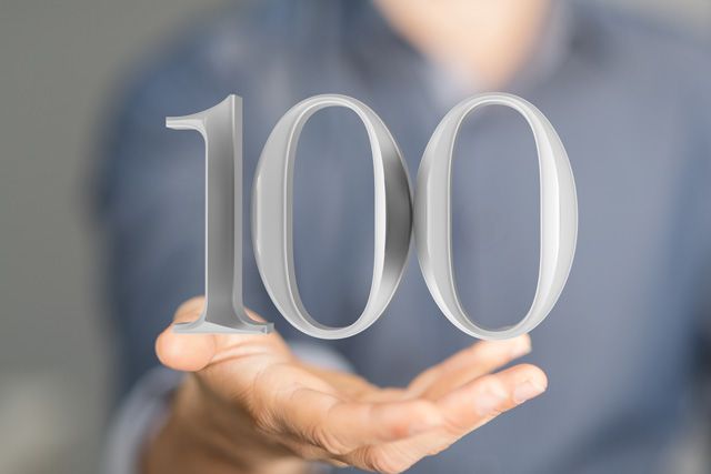 100