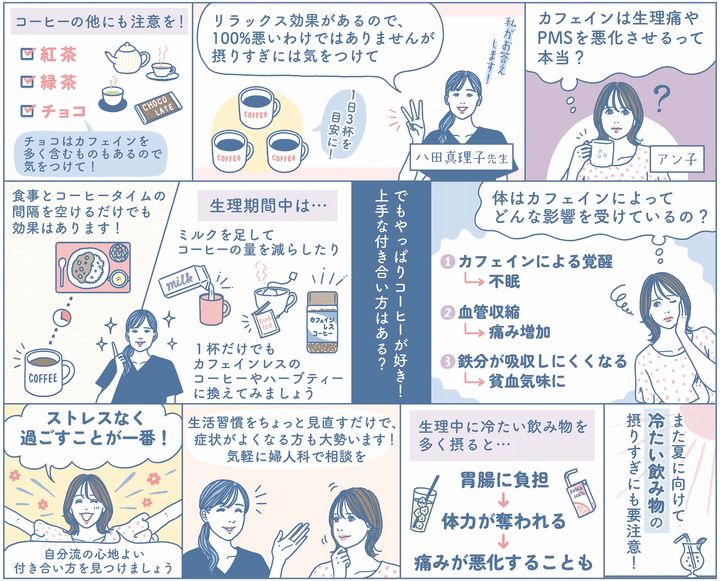 産婦人科の専門医に聞く！ 女性特有の不調とカフェインの関係