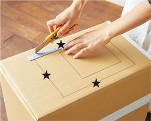 【段ボールで作るオーブン】ダイヤルだって動きます！ パン屋さんごっこが楽しめる、本格的な「オーブン」の作り方の画像7