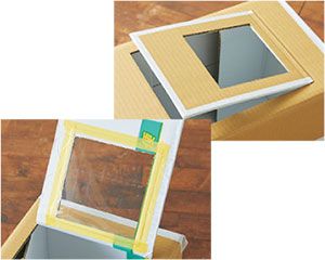 【段ボールで作るオーブン】ダイヤルだって動きます！ パン屋さんごっこが楽しめる、本格的な「オーブン」の作り方の画像8