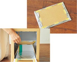 【段ボールで作るオーブン】ダイヤルだって動きます！ パン屋さんごっこが楽しめる、本格的な「オーブン」の作り方の画像12
