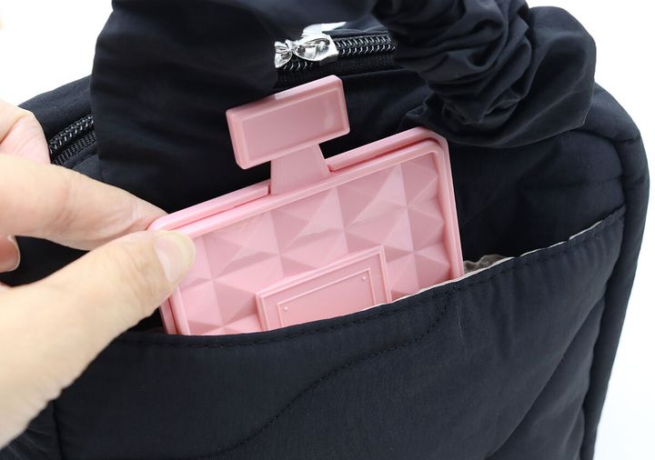宝島社ムック付録BRILMY（ブリルミー）中身が見えて時短がかなう ズボラに優しいコスメポーチ M-size BLACK ver.5