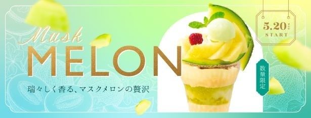 デニーズに国産マスクメロンデザートが登場