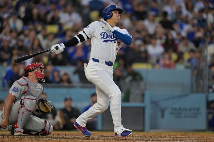 今季10号アーチを放ったドジャース・大谷翔平（C）Getty Images