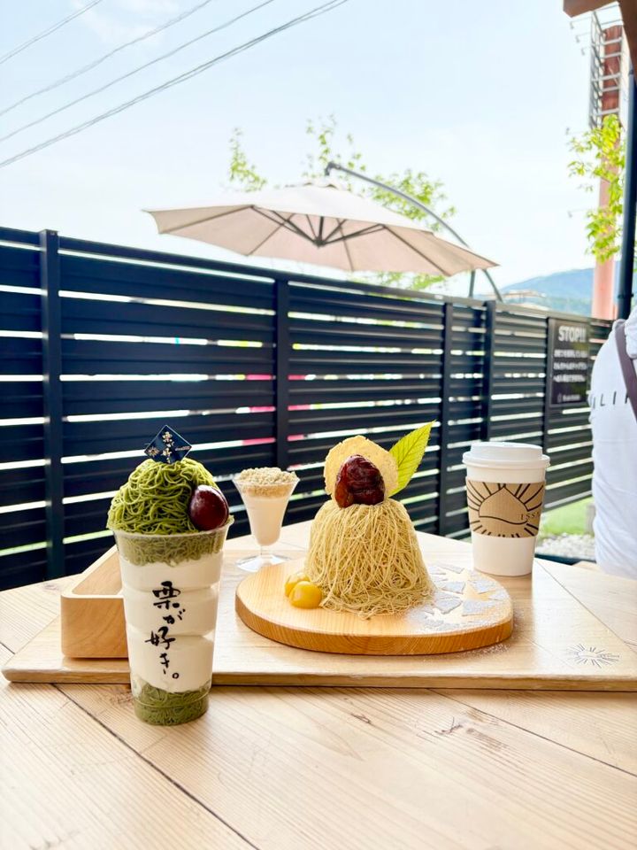 席数４０席のテラス席でいただけます