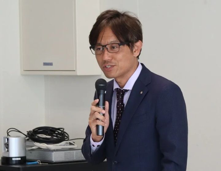 「博物館の新たな魅力や価値に光を当てることができるものと期待している」と話す加計理事長