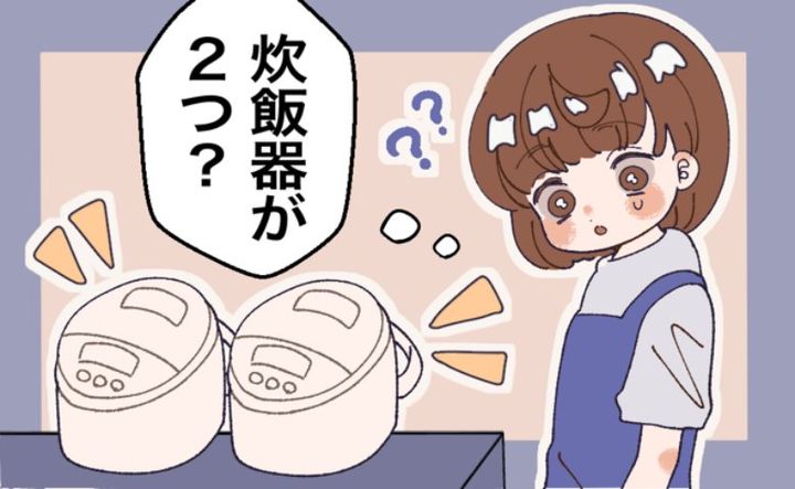 「そ、そこまで！？」同じ炊飯器が2台置いてある義実家の台所。義母に理由を聞くと驚愕の説明が